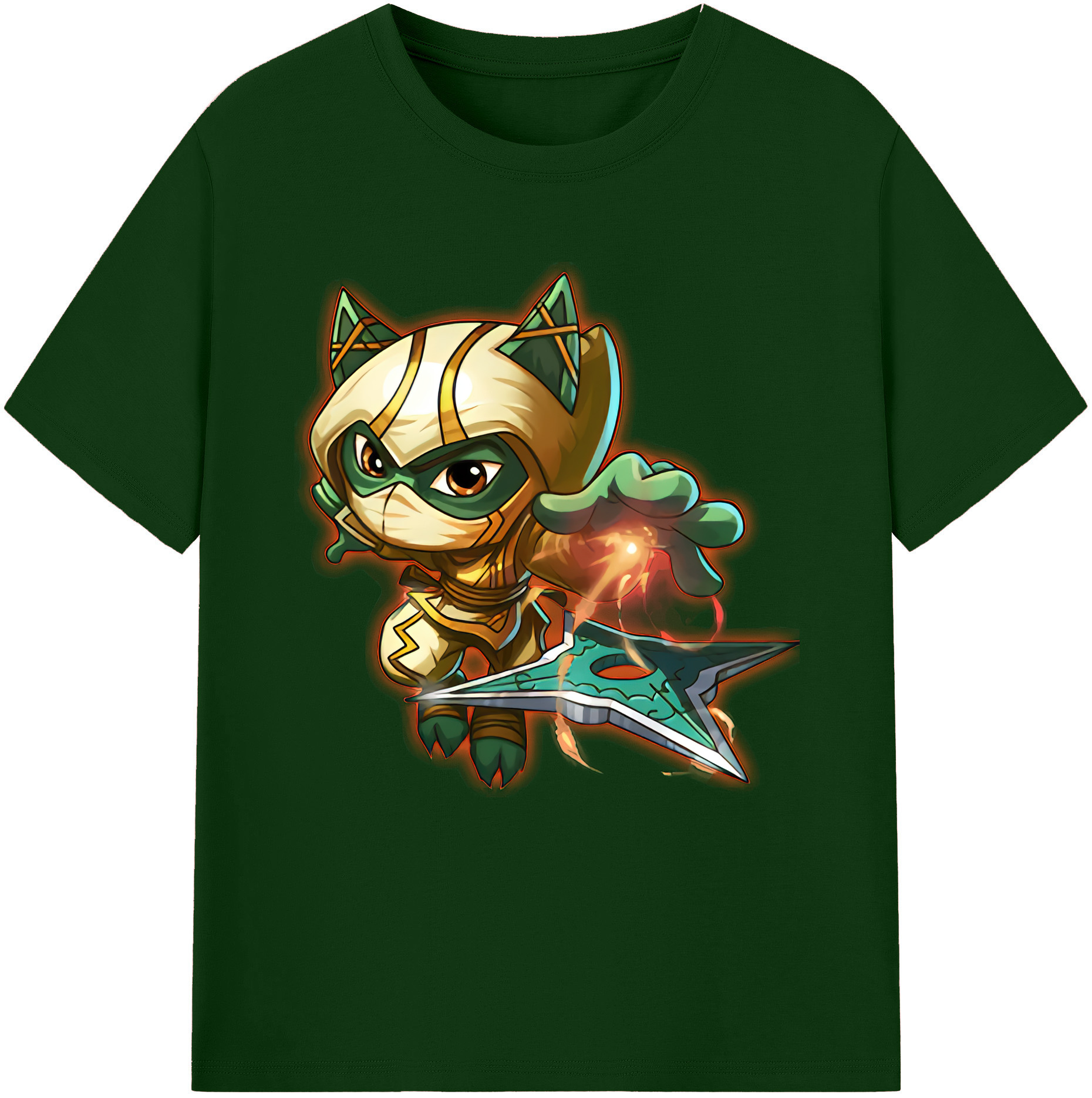 リーグ・オブ・レジェンド League of Legends LOL 綿100％半袖Tシャツ（フロントプリント）
